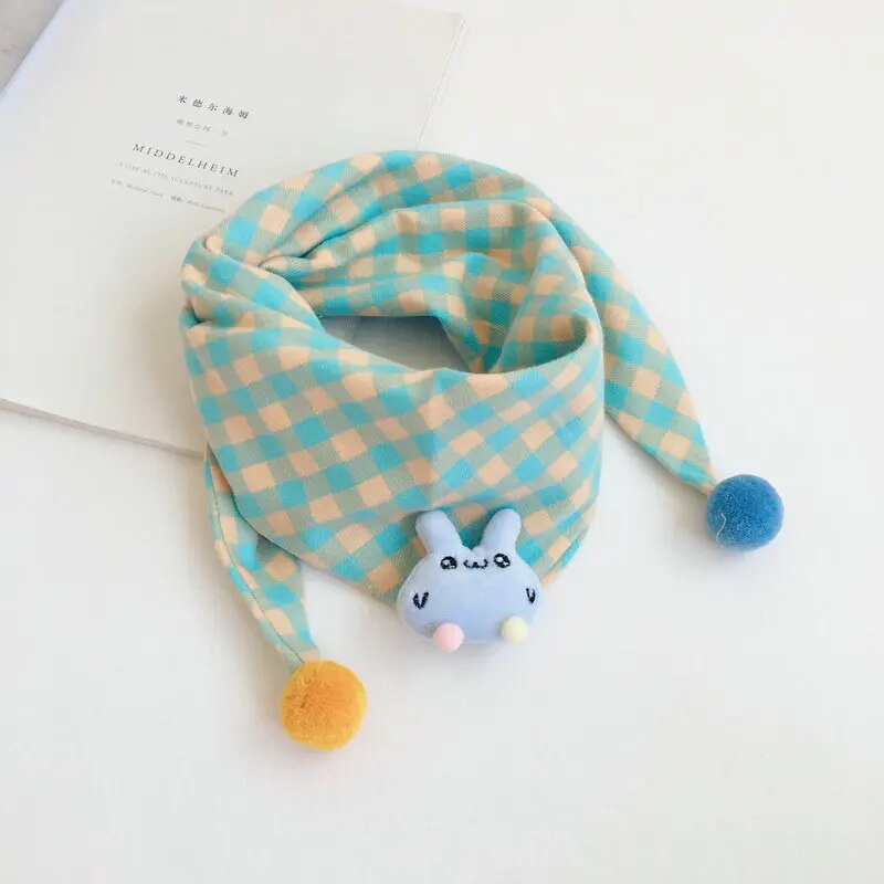 -キッズマフラー チェック スカーフ マフラー ユニセックス 男の子 女の子 子供服 - mamahalo shop - ネックウォーマー - べビー服 - 子供服 - 男の子 - 女の子