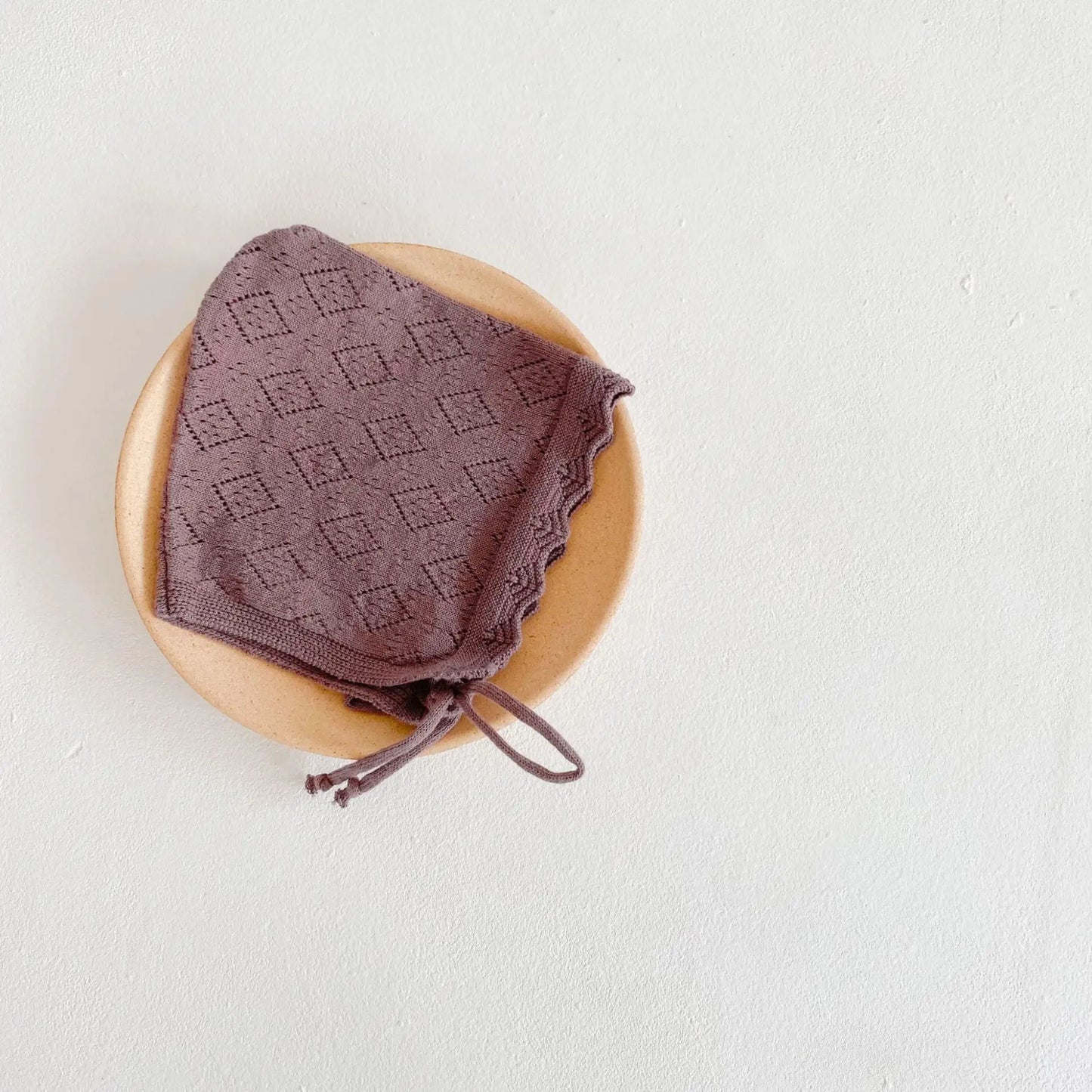 -ベビー帽子 コットンレース ボンネット ベビーハット ベビーアクセサリー 6カラー【mh0003787】 - mamahalo shop - ベビー用帽子 - べビー服 - 子供服 - 男の子 - 女の子