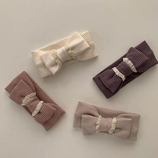 -ベビー帽子 ヘアバンド ヘッドバンド リボン ボンネット - mamahalo shop - ベビー用帽子 - べビー服 - 子供服 - 男の子 - 女の子