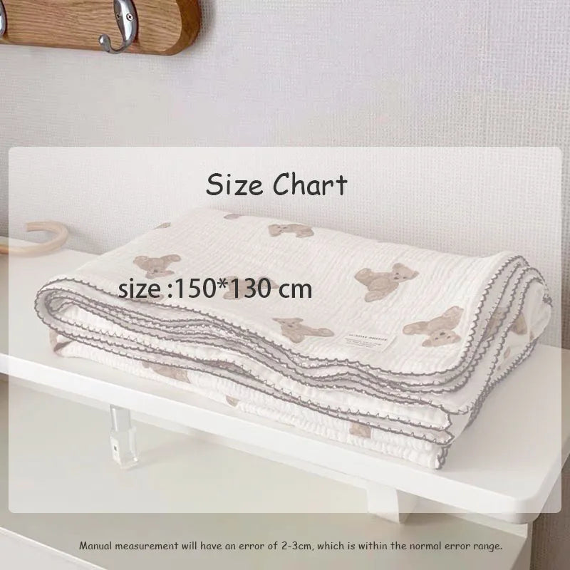 -くま ブランケット おくるみ - mamahalo shop - ベビーブランケット・タオル - べビー服 - 子供服 - 男の子 - 女の子