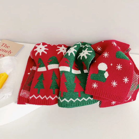 -ベビー キッズ クリスマス マフラー【mh0000214】 - mamahalo shop - ネックウォーマー - べビー服 - 子供服 - 男の子 - 女の子