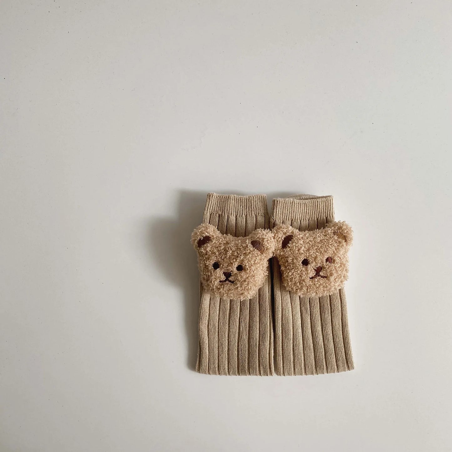 -ベビー キッズ くま ベア マスコット付きソックス 靴下【mh0003488】 - mamahalo shop - ベビー用靴下・タイツ - べビー服 - 子供服 - 男の子 - 女の子