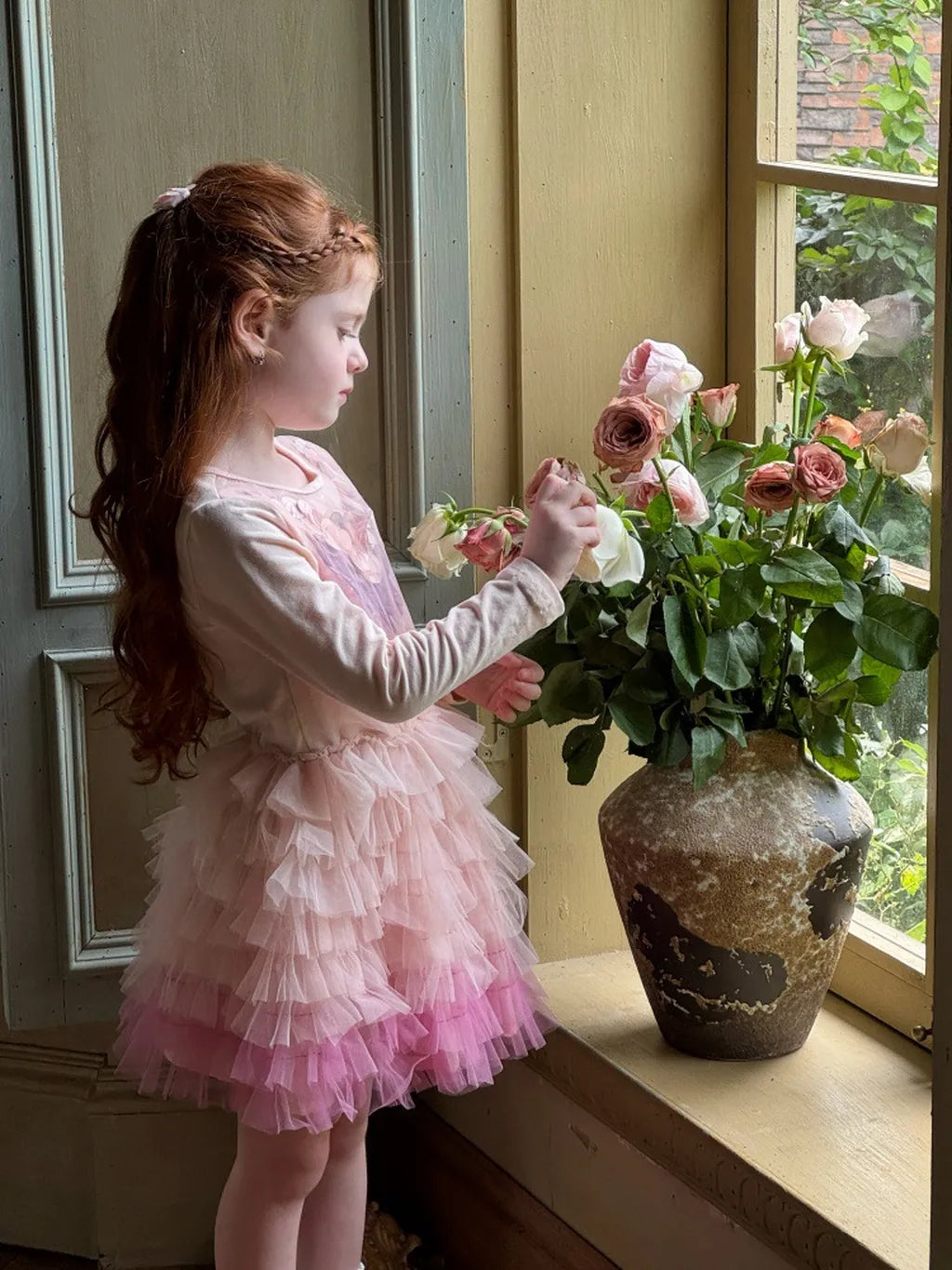 -スパンコールチュール長袖ドレスワンピース【mh0011216】 - mamahalo shop - 長袖ワンピース - べビー服 - 子供服 - 男の子 - 女の子