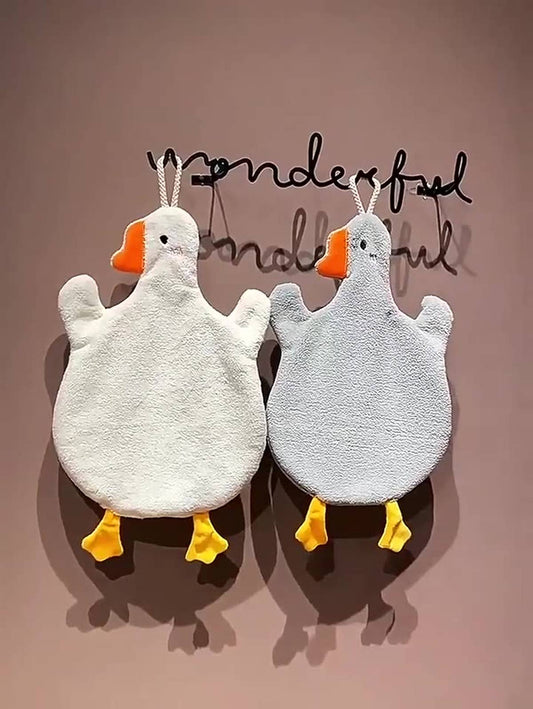 -タオル掛け アヒル ハンド タオル ハンカチ ハンギング 手ぬぐい キッズ キッチン 雑貨【mh0002521】 - mamahalo shop - ベビー&キッズ雑貨 - べビー服 - 子供服 - 男の子 - 女の子