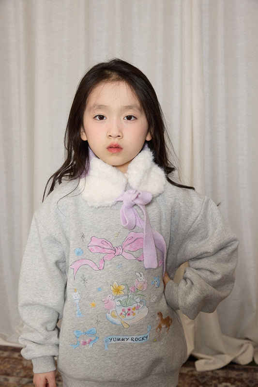 yummy&rocky | Animal Print Fleece Thermal Sweatshirt アニマルプリント暖かフリーススウェット【mh0020097】