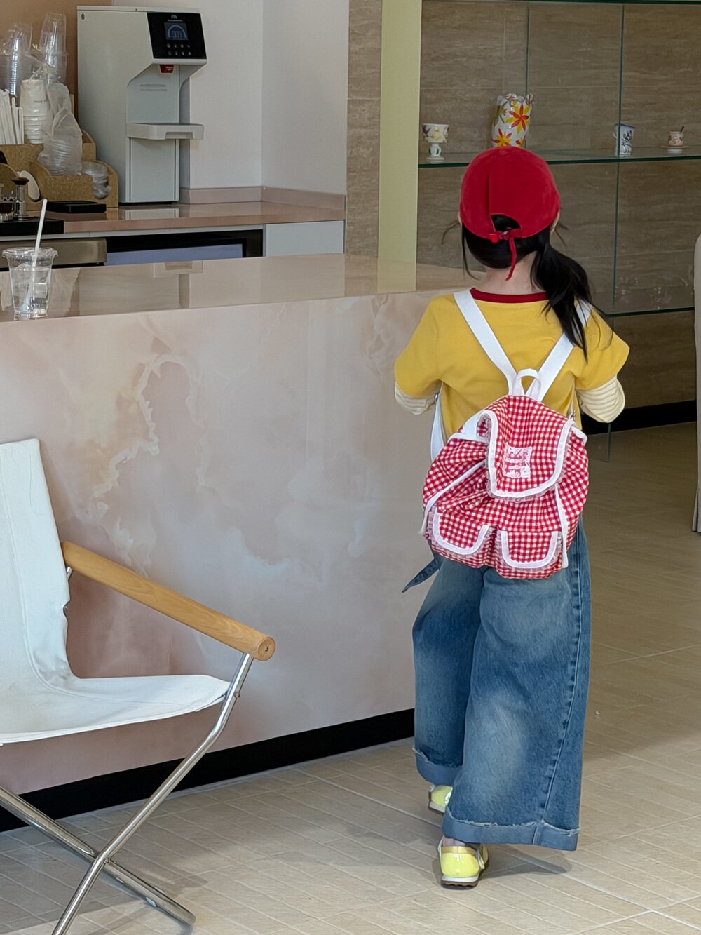 Retro Folded Wide Leg Jeans レトロタックワイドデニムパンツ【mh0012103】