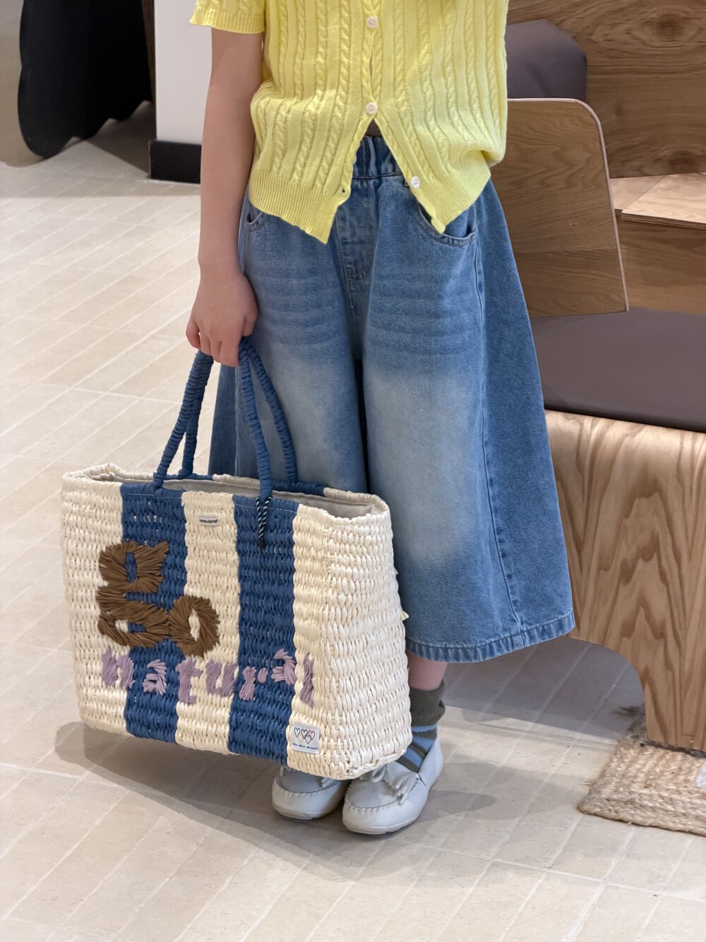 Retro Denim Soft Wide Leg Pants レトロソフトデニムワイドパンツ【mh0012105】