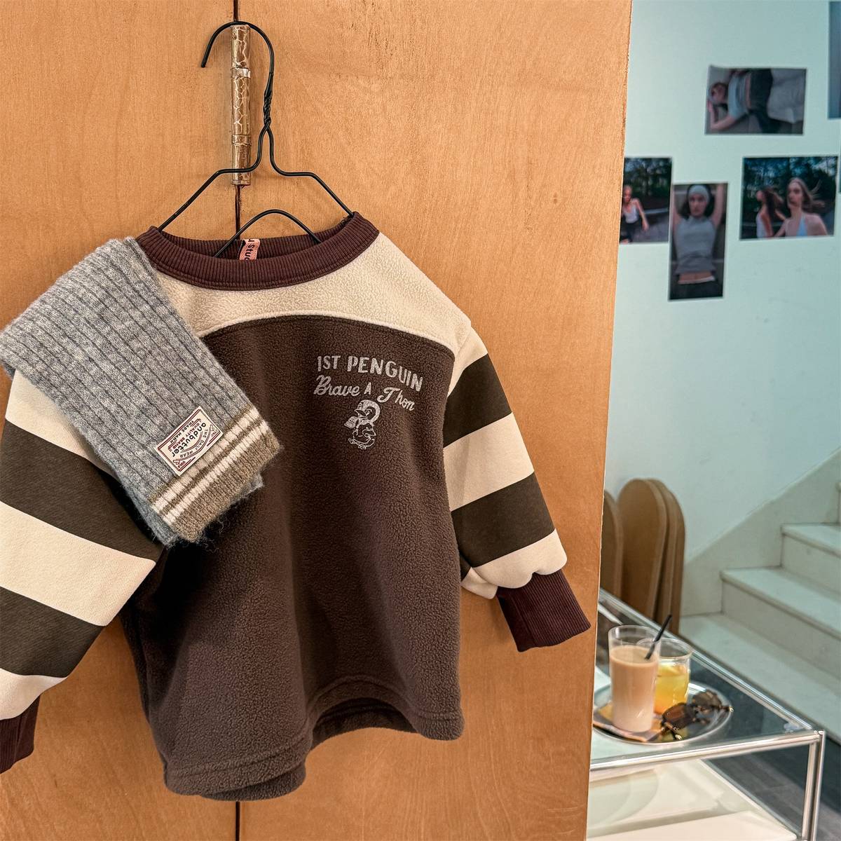 -長袖スウェット プルオーバー フリース素材 カジュアルトップス【mh0011401】 - mamahalo shop - トレーナー・フーディ - べビー服 - 子供服 - 男の子 - 女の子