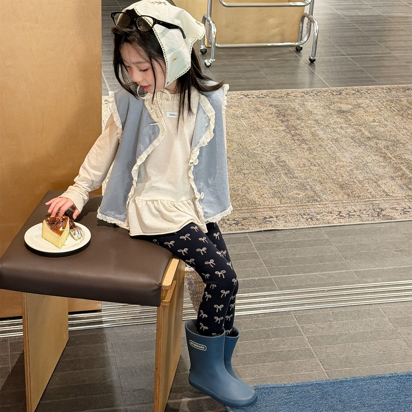 Printed Leggings Spring Pants プリント レギンス パンツ【mh0012044】