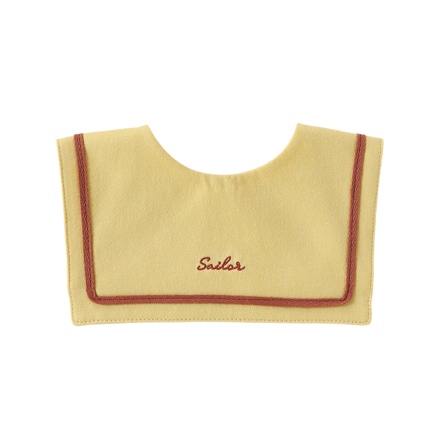 Embroidered Sailor Collar Bib セーラー スタイ つけ襟【mh0013498】