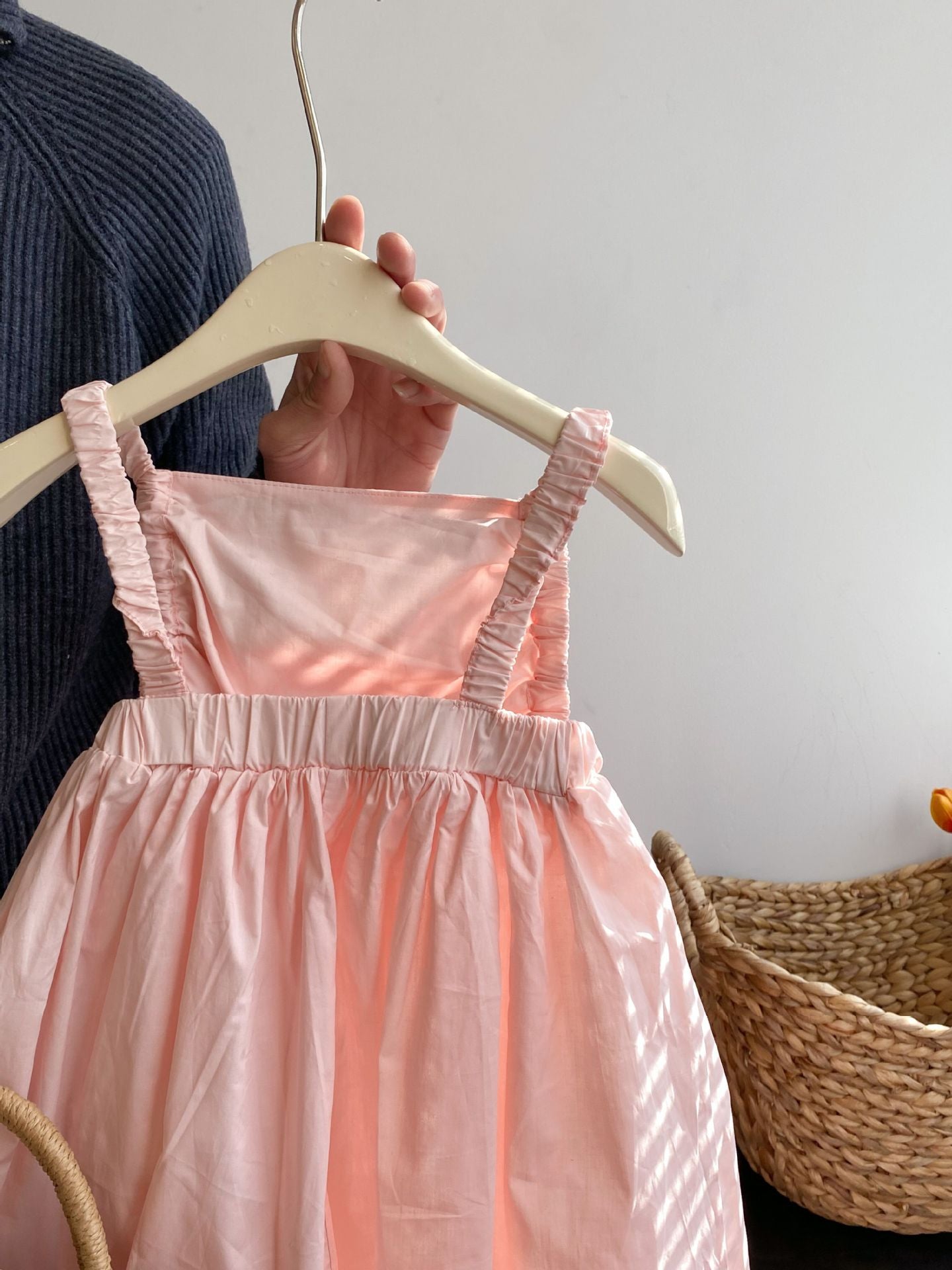 -キッズワンピース キャミソールドレスワンピース ピンク【mh0005853】 - mamahalo shop - ノースリーブワンピース - べビー服 - 子供服 - 男の子 - 女の子