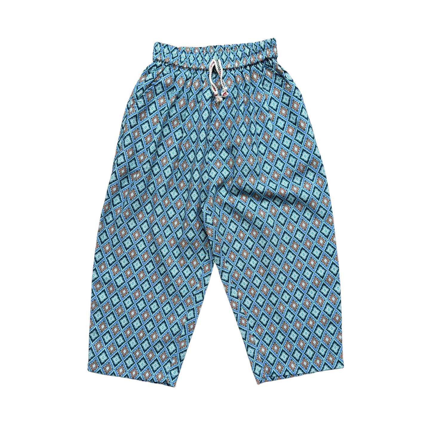 Geometric Striped Linen Casual Balloon Long Pants ストライプ ロングパンツ【mh0013622】