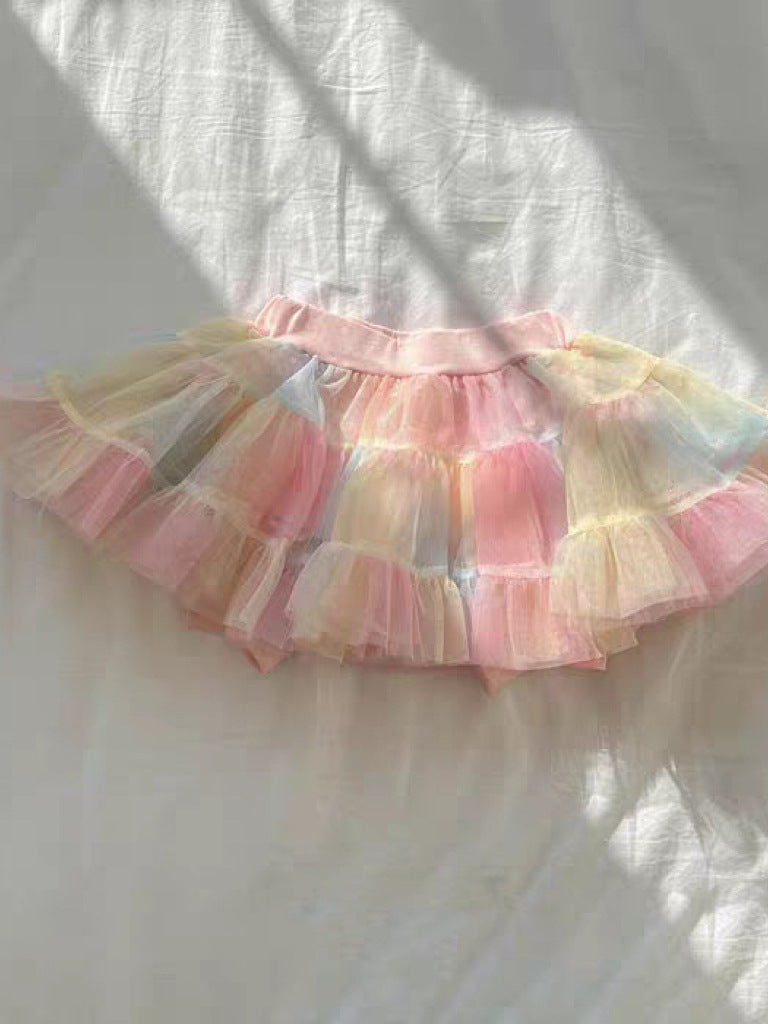 Rainbow Tulle Skirt レインボーチュールスカート【mh0012937】