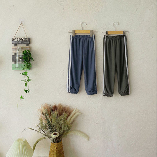 Side Stripe Cotton Sweatpants サイドライン ジョガーパンツ【mh0012636】