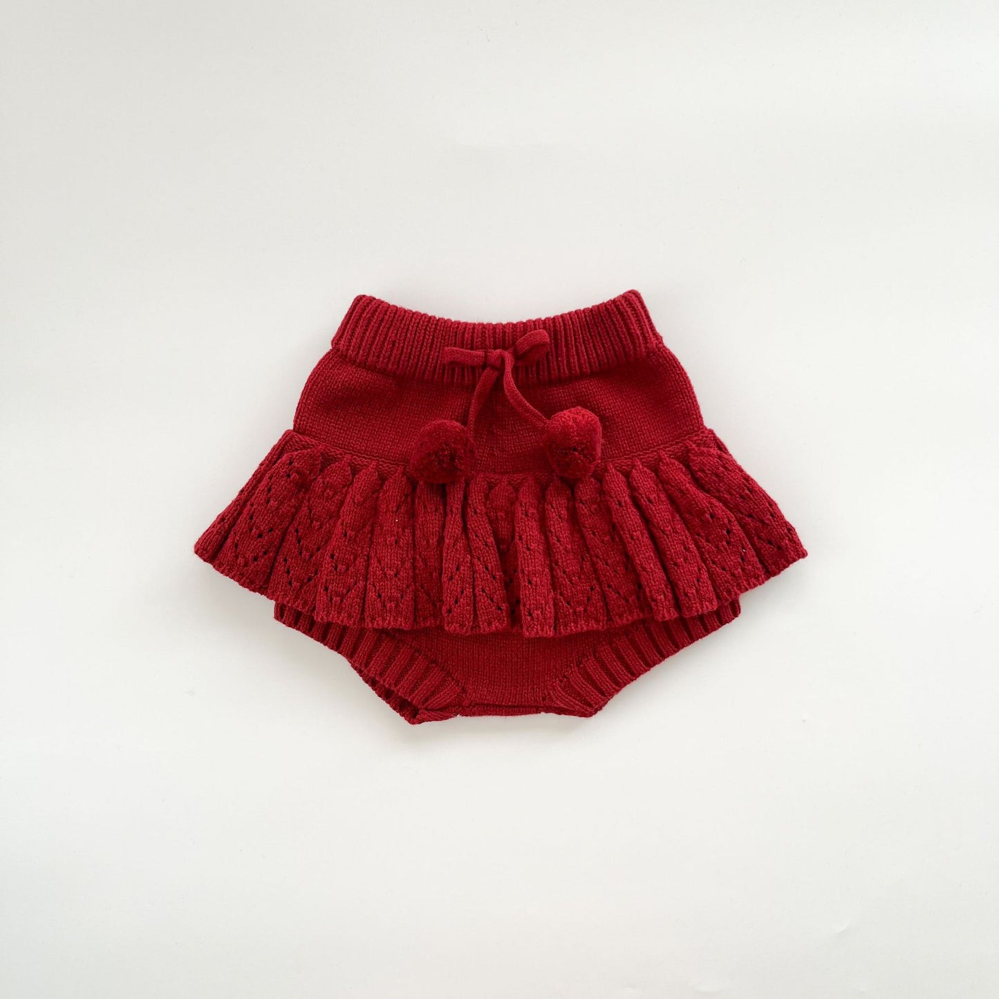 -ポップコーンニットセーター/フリルニットブルマ【mh0010848】 - mamahalo shop - 長袖セットアップ - べビー服 - 子供服 - 男の子 - 女の子