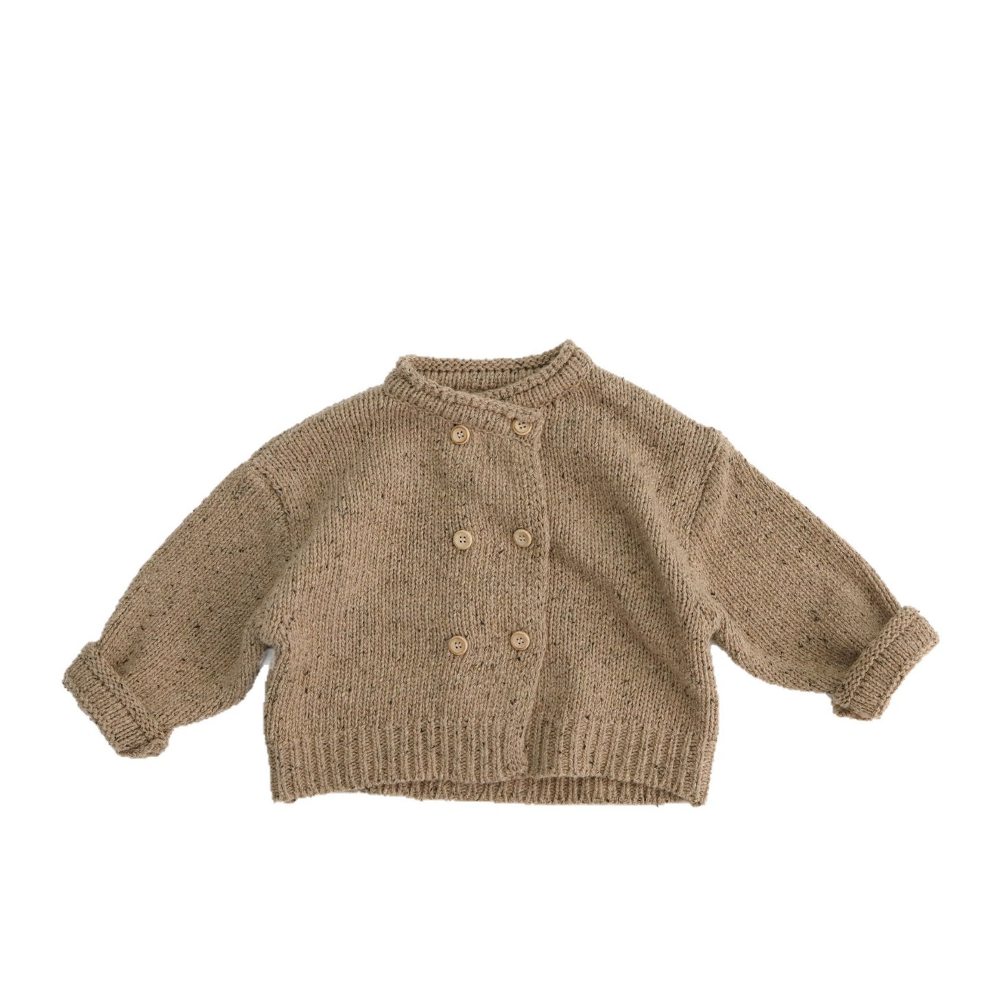 ダブルボタンカーディガン ニットジャケット【mh0011777】