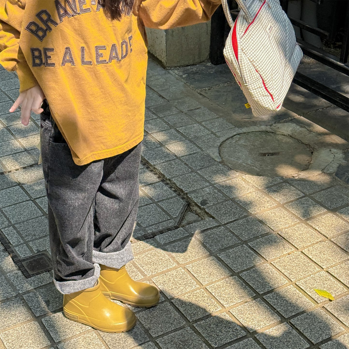 -キャラクタープリントポケットデニムパンツ ワイドパンツ【mh0010808】 - mamahalo shop - デニムパンツ - べビー服 - 子供服 - 男の子 - 女の子