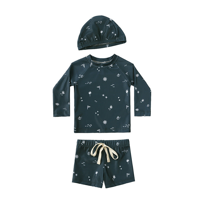 -キッズ ボーイズ 水着 セット ラッシュガード セパレート スイムウェア【mh0000673】 - mamahalo shop - ベビー用水着 - べビー服 - 子供服 - 男の子 - 女の子