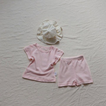 Mesh Cotton Short Set 半袖 パジャマ セット【mh0012607】