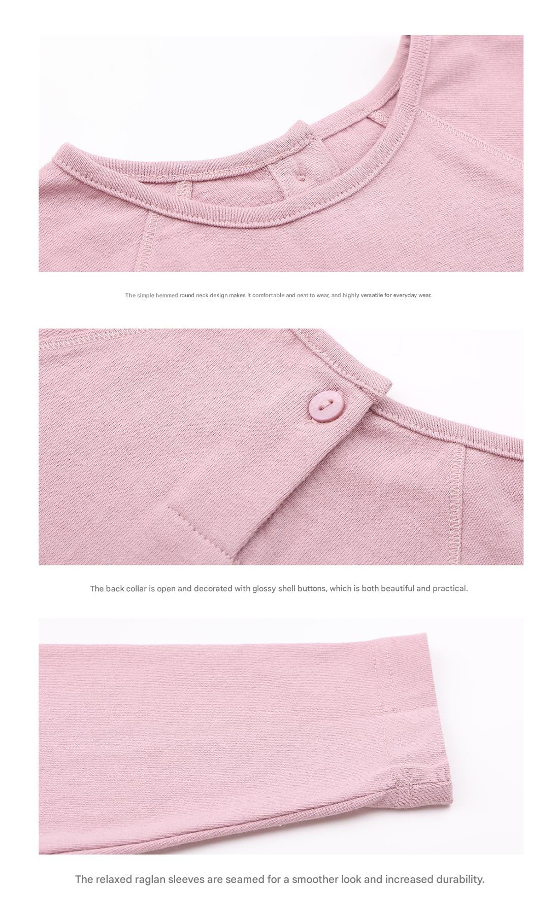 -シンプルベーシック長袖Tシャツ【mh0011293】 - mamahalo shop - 長袖Tシャツ - べビー服 - 子供服 - 男の子 - 女の子