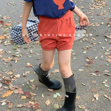 Logo Embroidered Cotton Sweat Shorts