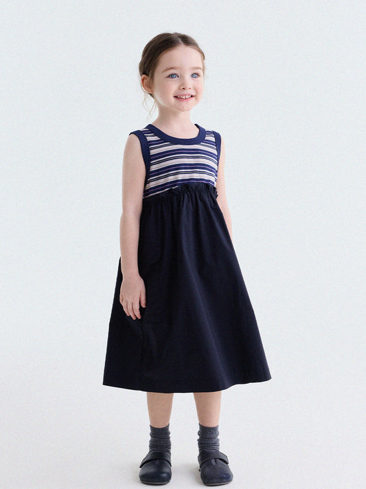 Cargo Pocket Cotton Dress ワークテイスト ノースリーブワンピース【mh0013195】