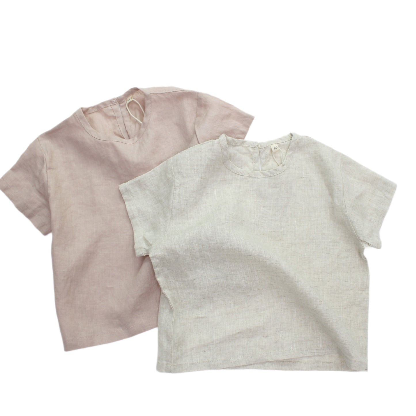 Minimalist Pullover Linen Top リネン 半袖シャツ【mh0013632】