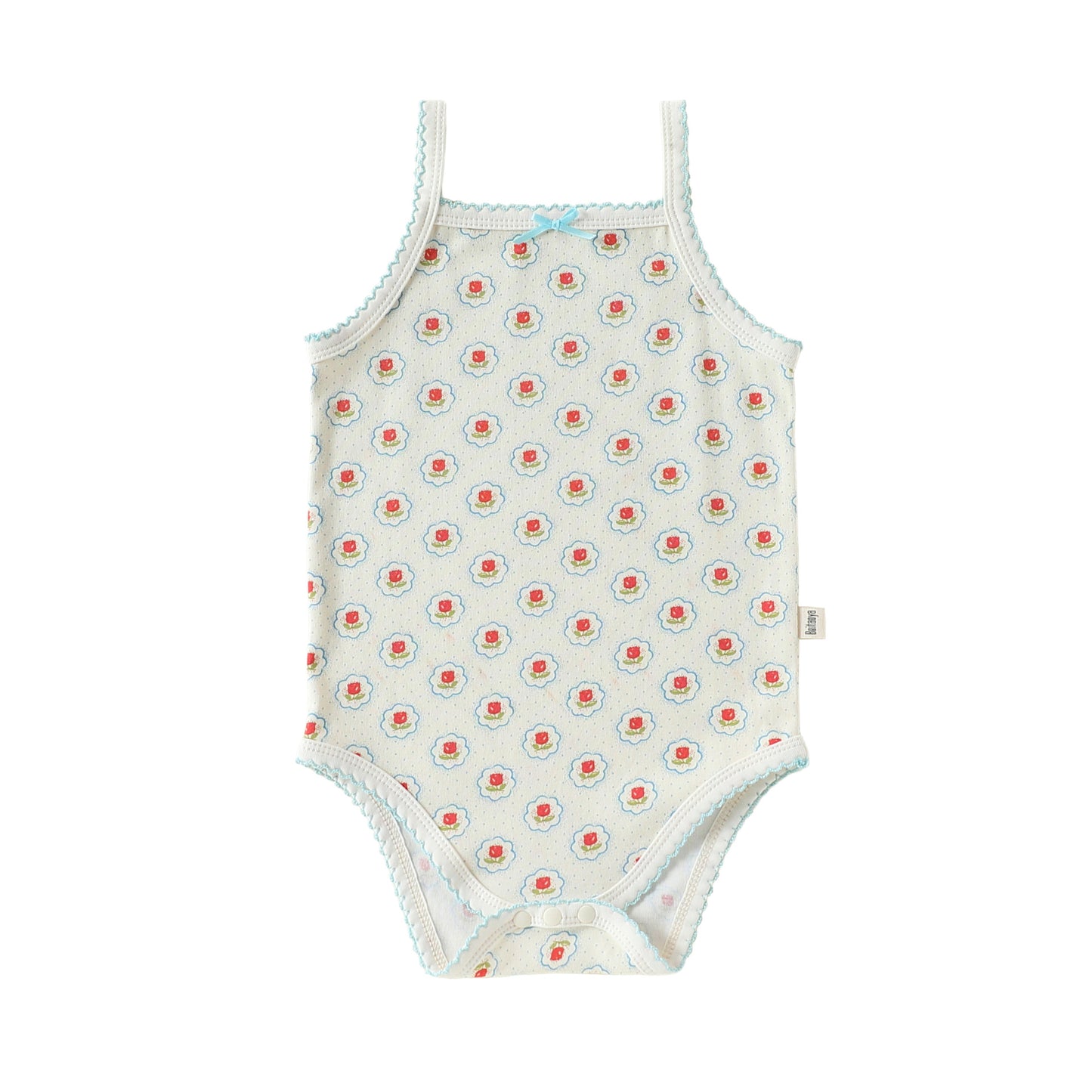 Printed Camisole Romper チェリー ストロベリー キャミソールロンパース【mh0013025】
