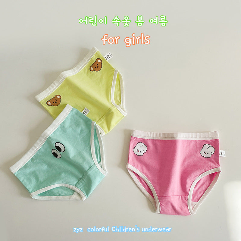 Vibrant Emoji Characters Comfort Briefs アニマル ショーツ 3枚セット【mh0013559】
