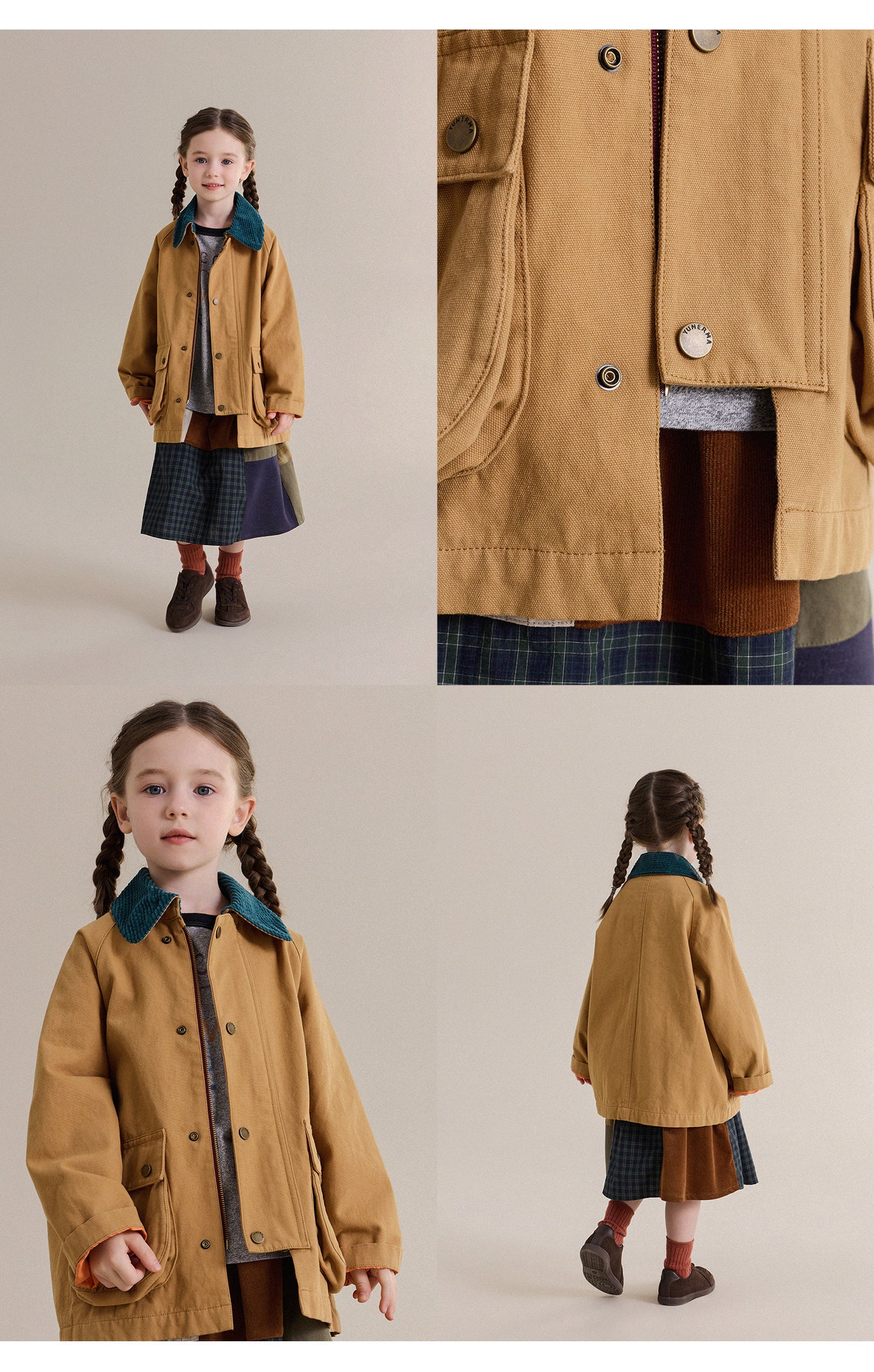 Kids' Junior Long-Sleeve Pocket Jacket