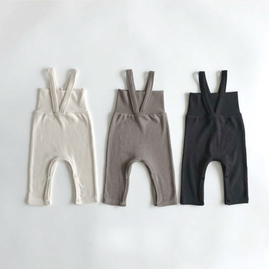 Strap High Waist Baby Jumpsuit ベビー サロペット ロンパース【mh0012497】