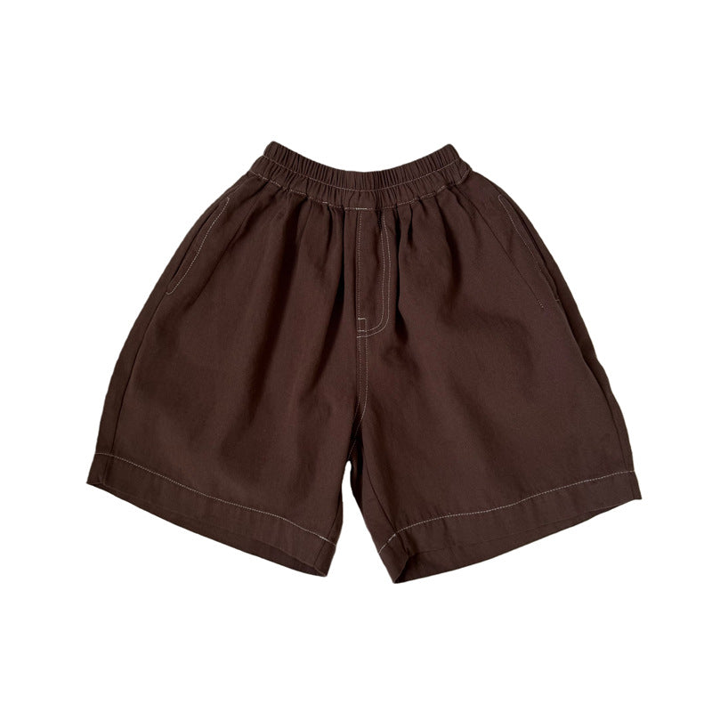 Stitch Details Loose Shorts ステッチ ハーフパンツ【mh0013647】
