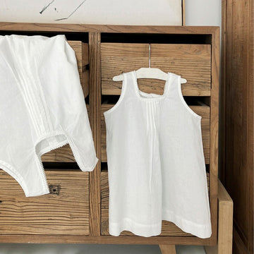 Sleeveless Cotton Sundress ノースリーブ ワンピース【mh0012623】