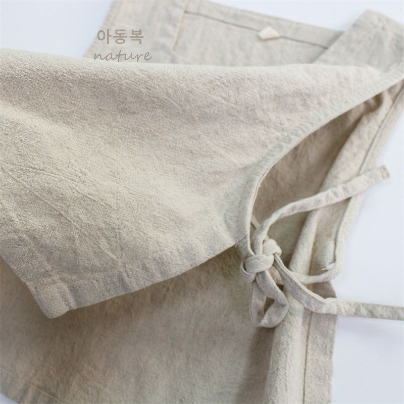 Cotton Linen Vest コットン リネン ベスト【mh0001296】