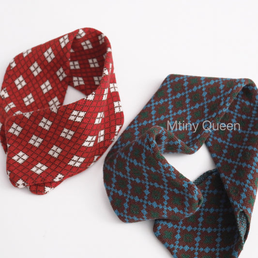 キッズマフラー アーガイルチェック ネックウォーマー【mh0011783】