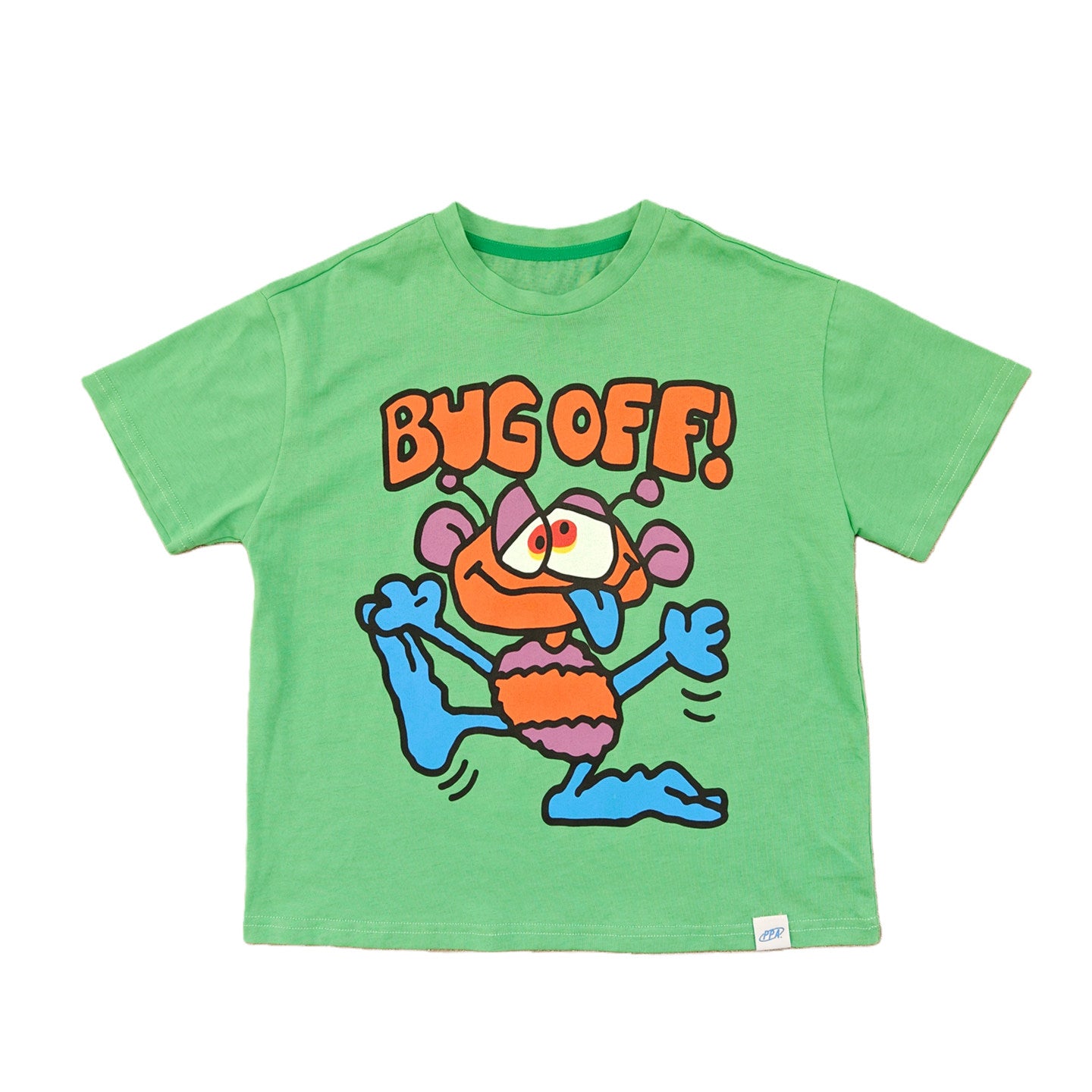 Cartoon Graphic Boxy Tee クルーネック 半袖Tシャツ【mh0013619】