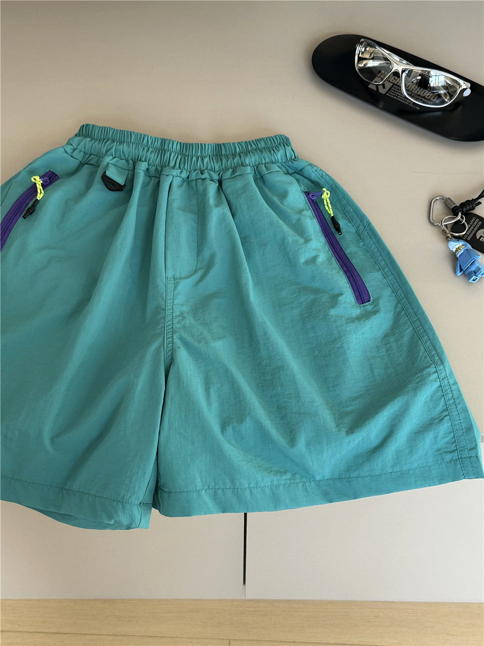 Nylon Utility Shorts メッシュジップ ショートパンツ【mh0012968】