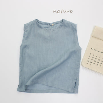 Pure Sleeveless Lyocell Top 無地 ノースリーブトップス【mh0013627】