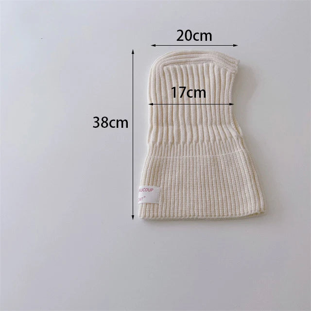 -キッズネックウォーマー フーディ 帽子 - mamahalo shop - ベビー用帽子 - べビー服 - 子供服 - 男の子 - 女の子