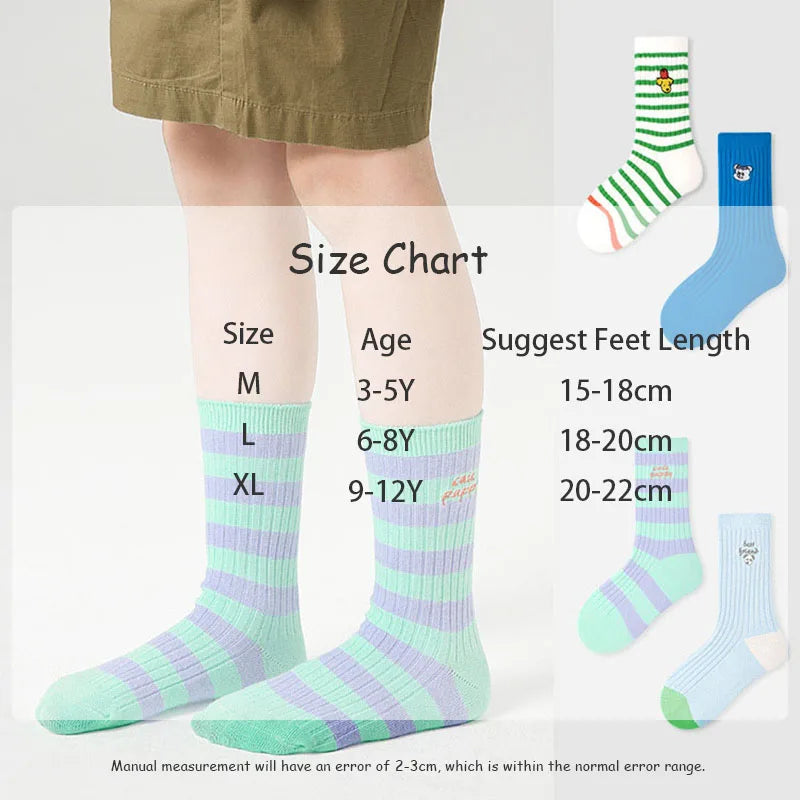 -キッズソックス 靴下4足セット ワッペンワンポイント ボーダー【mh0004066】 - mamahalo shop - ベビー用靴下・タイツ - べビー服 - 子供服 - 男の子 - 女の子