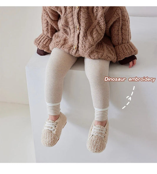 -ベビーレギンスパンツ 裏フリース レギパン 暖パン タイツ ユニセックス 男の子 女の子 子供服 - mamahalo shop - レギンスパンツ - べビー服 - 子供服 - 男の子 - 女の子