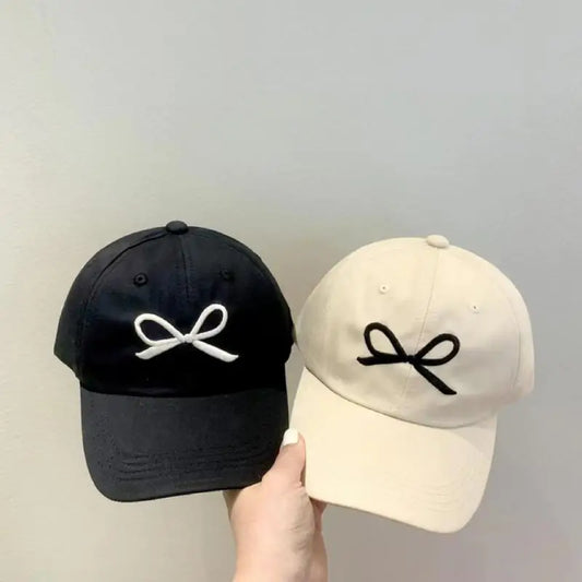 -キッズ帽子 キャップ 野球帽 リボン刺繍 パステルカラー サマーハット【mh0006335】 - mamahalo shop - ベビー用帽子 - べビー服 - 子供服 - 男の子 - 女の子