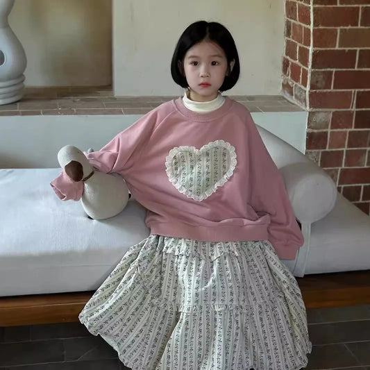 -キッズスカート フラワー花柄プリント/無地フリルスカート【mh0007366】 - mamahalo shop - スカート - べビー服 - 子供服 - 男の子 - 女の子