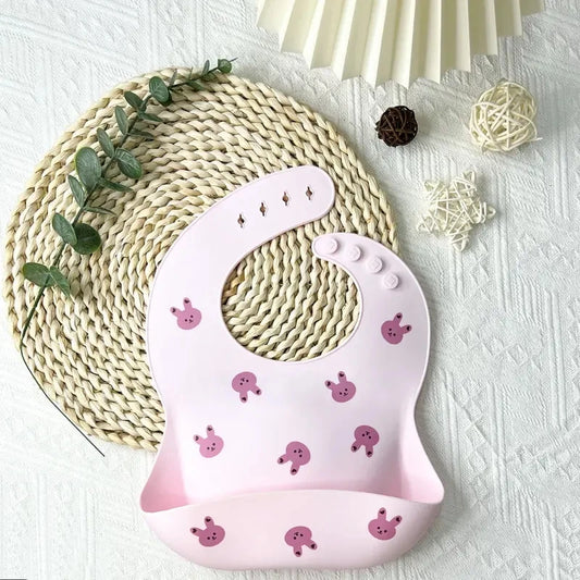 -ベビー ビブ 防水 クマ シリコン エプロン スタイ お食事エプロン ポケットエプロン【mh0001778】 - mamahalo shop - お食事エプロン - べビー服 - 子供服 - 男の子 - 女の子