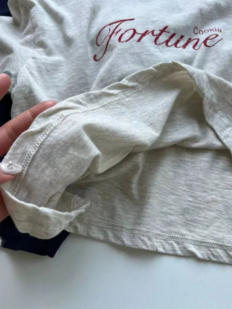 -ベビートップス 半袖プリントTシャツ レターロゴプリント 2カラー【mh0005474】 - mamahalo shop - 半袖Tシャツ - べビー服 - 子供服 - 男の子 - 女の子