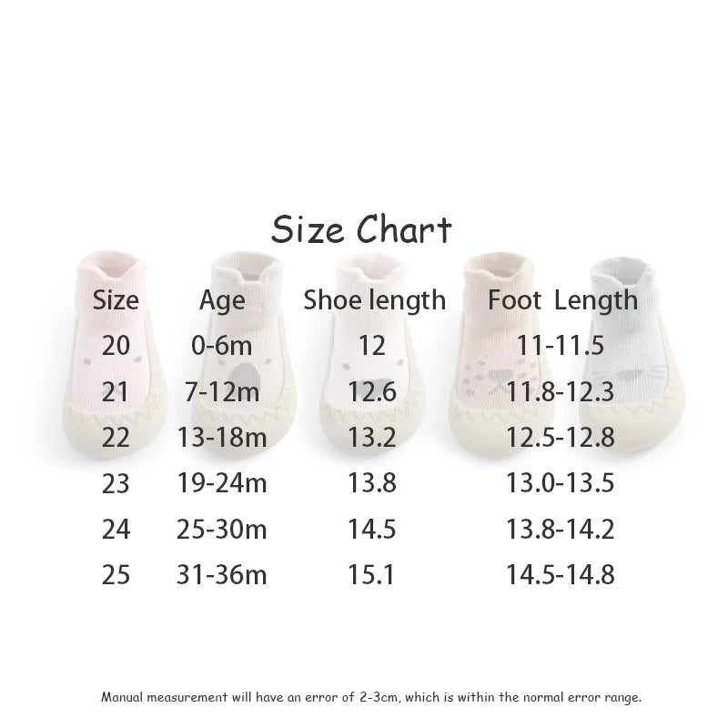 -ベビーシューズ ゴム底ルームシューズ ファーストシューズ 靴 室内ばき ソックス - mamahalo shop - 靴 - べビー服 - 子供服 - 男の子 - 女の子