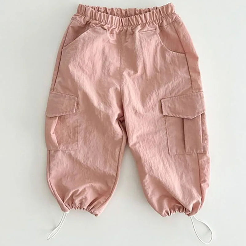 -キッズパンツ ルーズカードパンツ ロングワークパンツ 4カラー【mh0004067】 - mamahalo shop - ロングパンツ・スウェットパンツ - べビー服 - 子供服 - 男の子 - 女の子