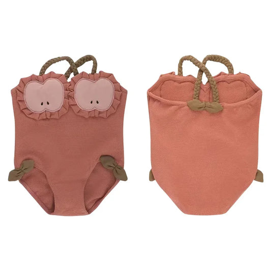 -キッズ水着 ワンピース フルーツデザイン スイムウェア 3カラー【mh0005136】 - mamahalo shop - ベビー用水着 - べビー服 - 子供服 - 男の子 - 女の子