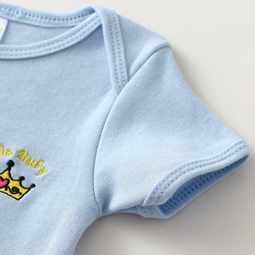 -ベビーロンパース3枚セット 半袖ボディスーツ お得セット【mh0005754】 - mamahalo shop - 半袖ロンパース - べビー服 - 子供服 - 男の子 - 女の子