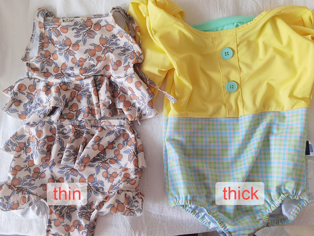 -ベビー レモン フラワー 水着 ワンピース ビキニ【mh0002858】 - mamahalo shop - ベビー用水着 - べビー服 - 子供服 - 男の子 - 女の子